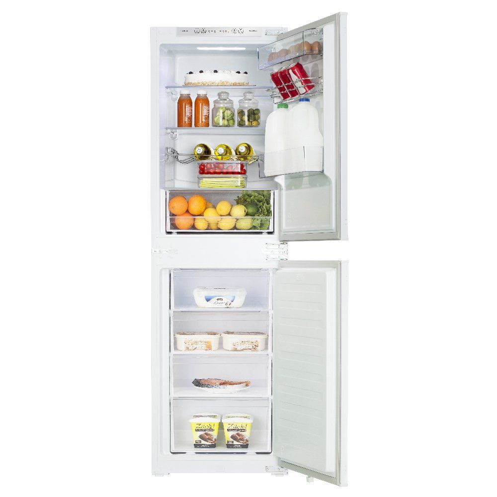 HISENSE RIB291F4AWE Integrated 50/50 Fridge Freezer - Sliding Hinge, White - Image 1