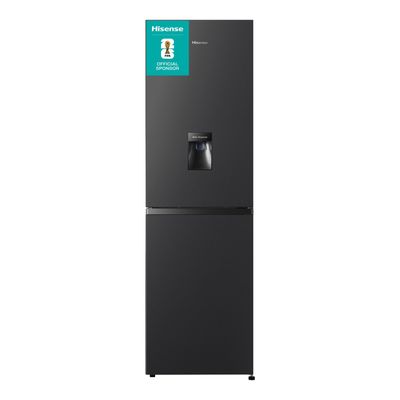 HISENSE RB327N4WBE 50/50 Fridge Freezer - Black, Black