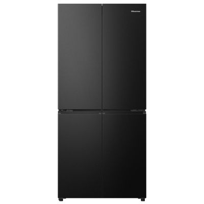 HISENSE PureFlat RQ5P470SAFD Fridge Freezer - Black Stainless Steel, Stainless Steel