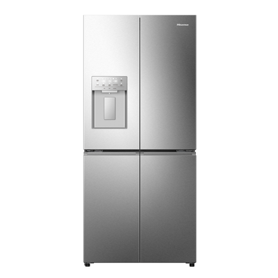HISENSE PureFlat Slim RQ5P470SYID Fridge Freezer - Silver, Silver/Grey - Thumbnail 2