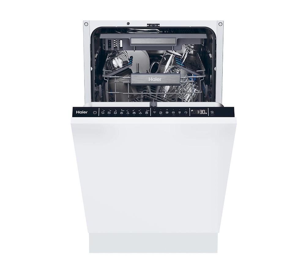 Haier XI1C3TB2FB-80 Integrated Slimline Dishwasher - Image 1