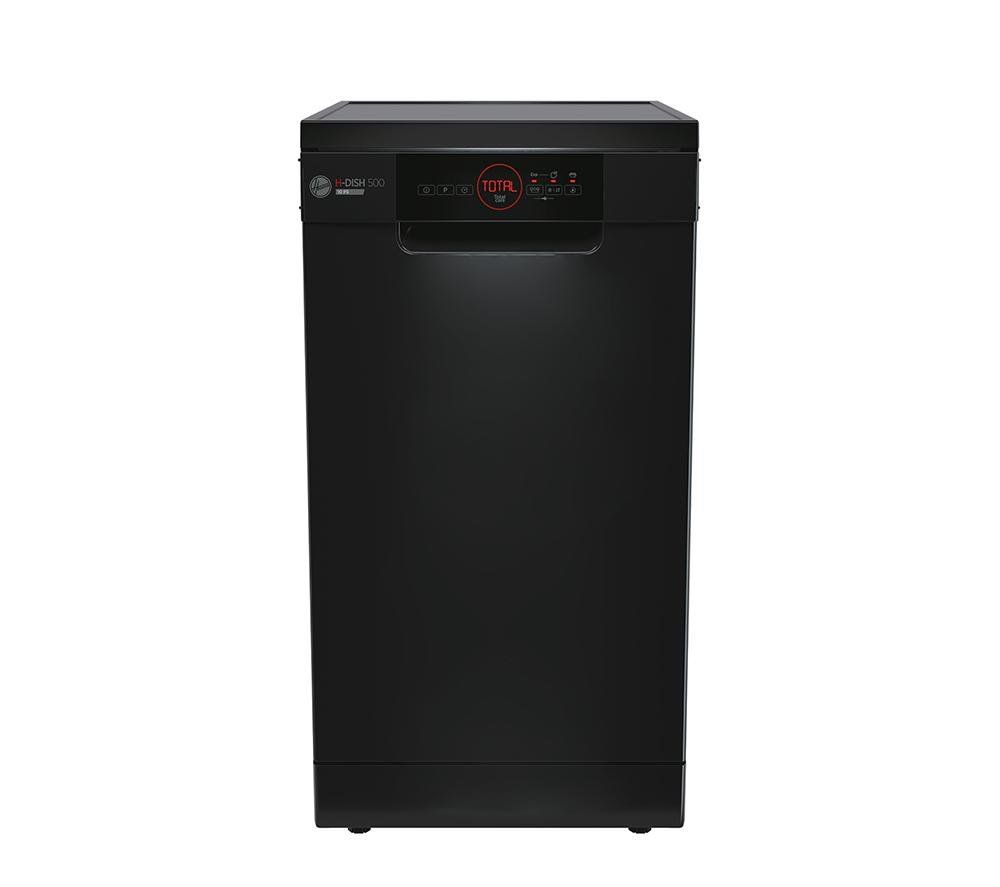 HOOVER H-Dish 500 HDPH 2D1049B-80 Slimline Dishwasher - Black, Black - Image 1