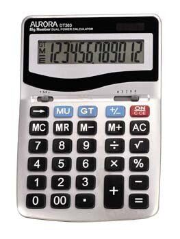 Aurora DT303 calculator Desktop Basic Silver - Image 1