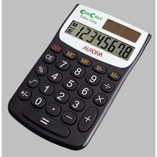 Aurora EC101 calculator Pocket Basic Black - Image 1