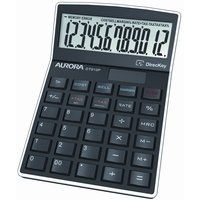 Aurora 12 Digit Semi Desktop Calculator Black - DT910P - Image 1