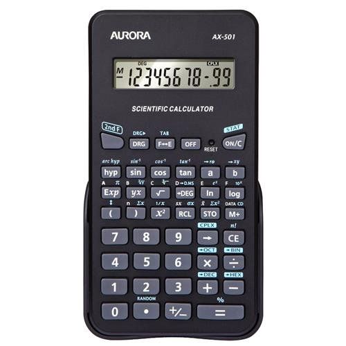 Aurora AX-501 calculator Pocket Scientific Black - Image 1