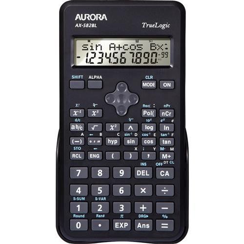 Aurora AX-582BL calculator Pocket Scientific Black - Image 1