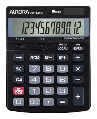 Aurora DT940C calculator Desktop Basic Black - Image 1