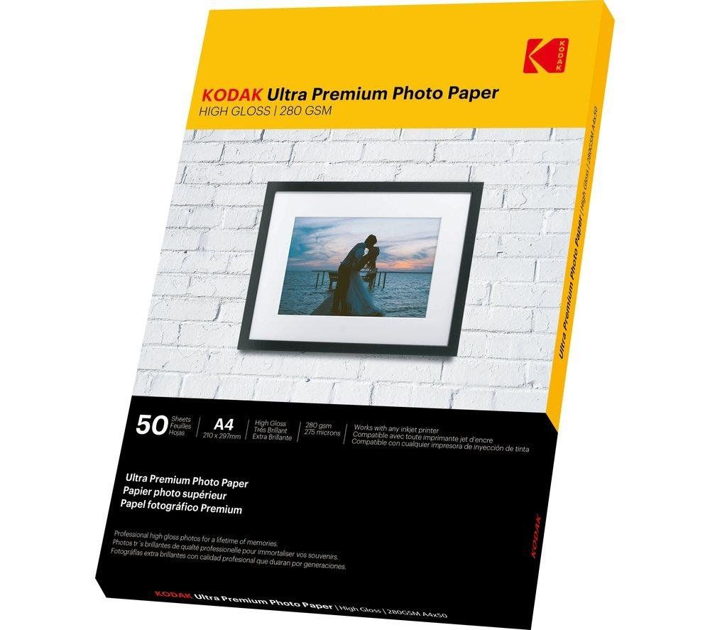 Kodak ULTRA PREMIUM PAPERPHOTO GLOSS A4 280GSM - Image 1