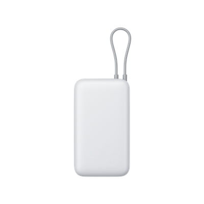 Xiaomi Power Bank 20000mAh (Integrated Cable) Light Gray 20000mAh