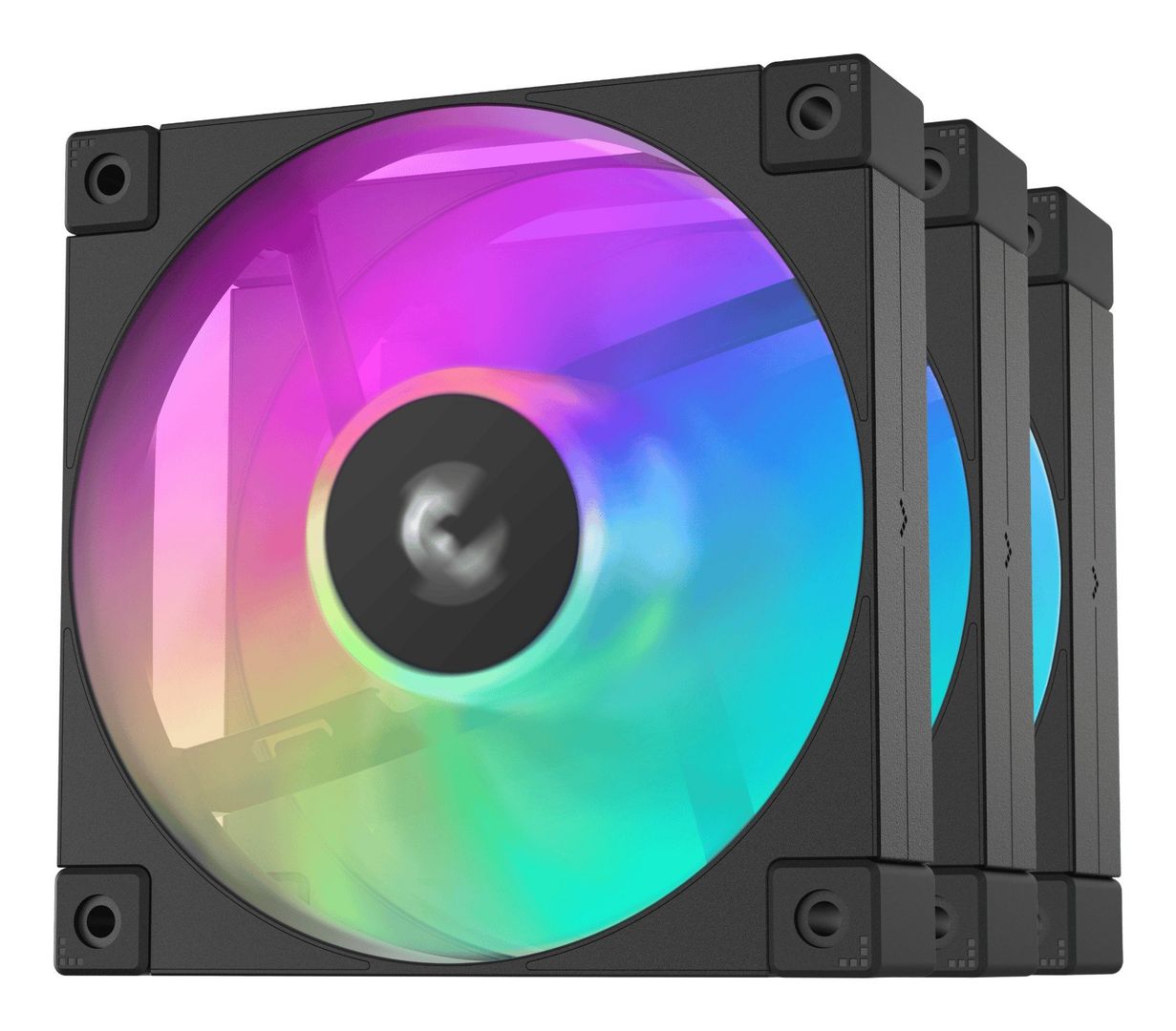 DeepCool FD12 ARGB-3 in 1 Computer case Fan 12 cm Black, White 3 pc(s) - Image 1