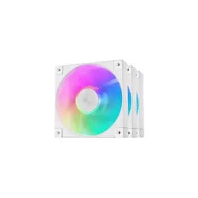 DeepCool FD12 ARGB WH-3 in 1 Computer case Fan 12 cm White 3 pc(s) - Thumbnail 2