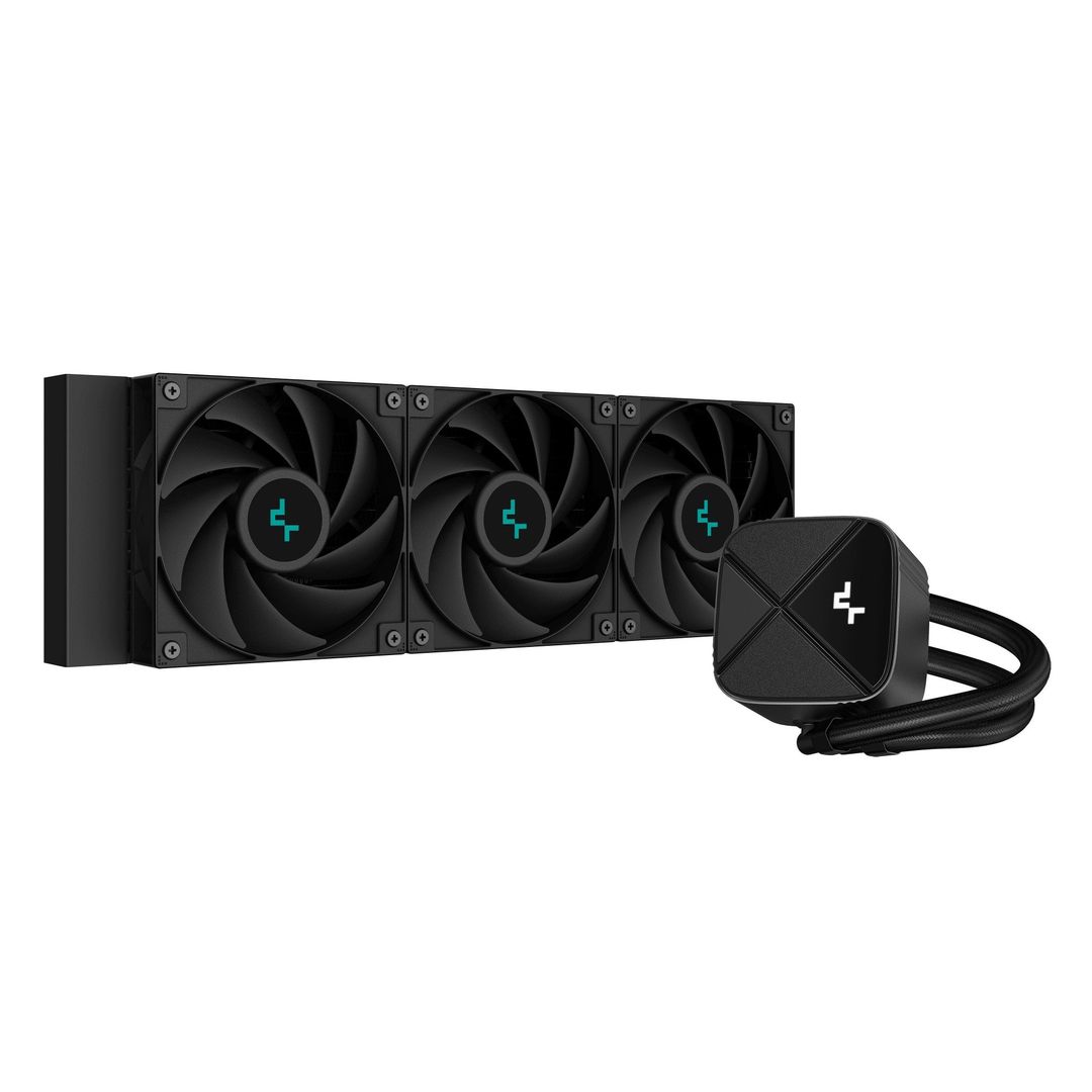 DeepCool LS720S Zero Dark Processor All-in-one liquid cooler 12 cm Black 1 pc(s) - Image 1