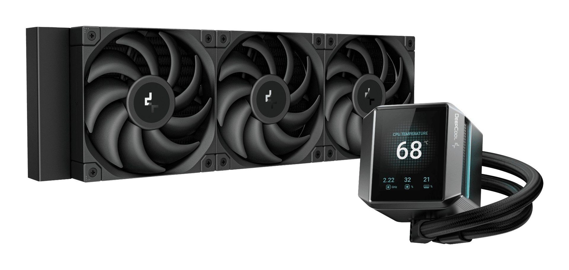 DeepCool MYSTIQUE 360 AIO CPU Cooler - Black - Image 1
