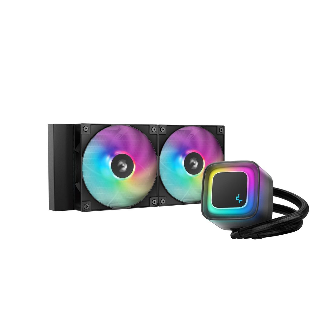 DeepCool LE240 V2 Processor All-in-one liquid cooler 12 cm Black - Image 1