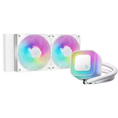 DeepCool LE240 V2 Processor All-in-one liquid cooler 12 cm White - Thumbnail 2