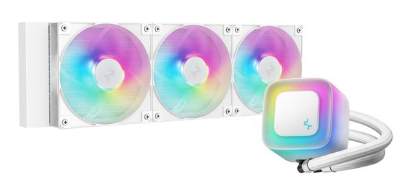DeepCool LE360 WH V2 Processor All-in-one liquid cooler 12 cm White 1 pc(s) - Thumbnail 2