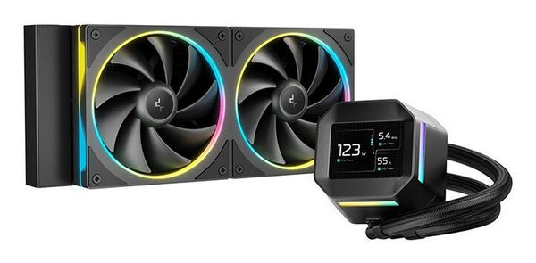 DeepCool LM240 Processor Liquid cooling kit 12 cm Black 1 pc(s) - Thumbnail 2