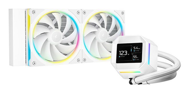 DeepCool LM240 WH Processor Liquid cooling kit 12 cm White 1 pc(s) - Image 1