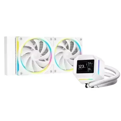 DeepCool LM240 WH Processor Liquid cooling kit 12 cm White 1 pc(s) - Thumbnail 2