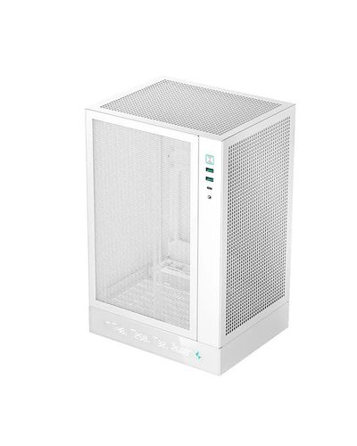 Deepcool CH170 Digital White Mini-ITX Case - White