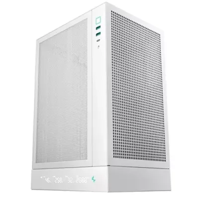 Deepcool CH170 Digital White Mini-ITX Case - White - Thumbnail 2