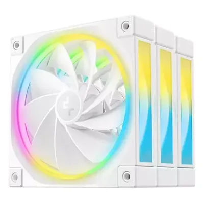 DeepCool FL12R WH-3 IN 1 Computer case Fan 12 cm White 3 pc(s) - Thumbnail 2