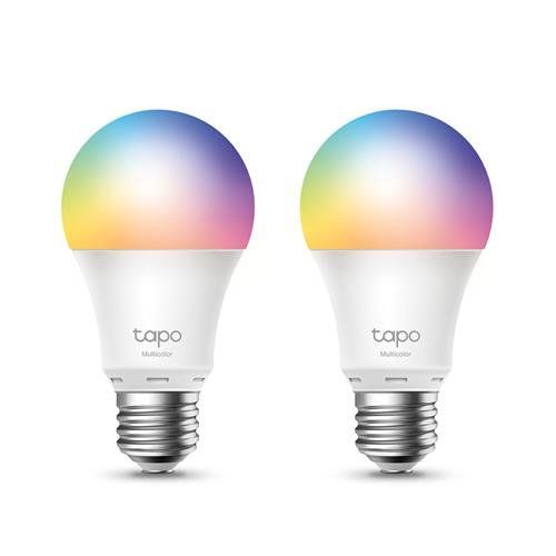 TP-Link Tapo Smart Wi-Fi Light Bulb, Multicolor, 2-Pack - Image 1