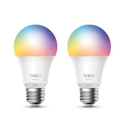 TP-Link Tapo Smart Wi-Fi Light Bulb, Multicolor, 2-Pack
