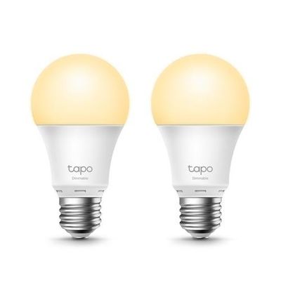 TP-Link Tapo Dimmable Smart Light Bulb, 2-Pack