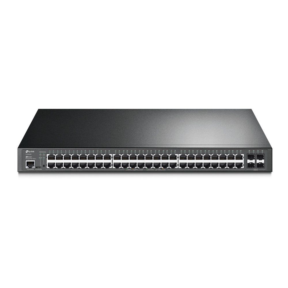 TP-Link JetStream 52-Port Gigabit L2+ Managed Switch with 48-Port PoE+ - Image 1