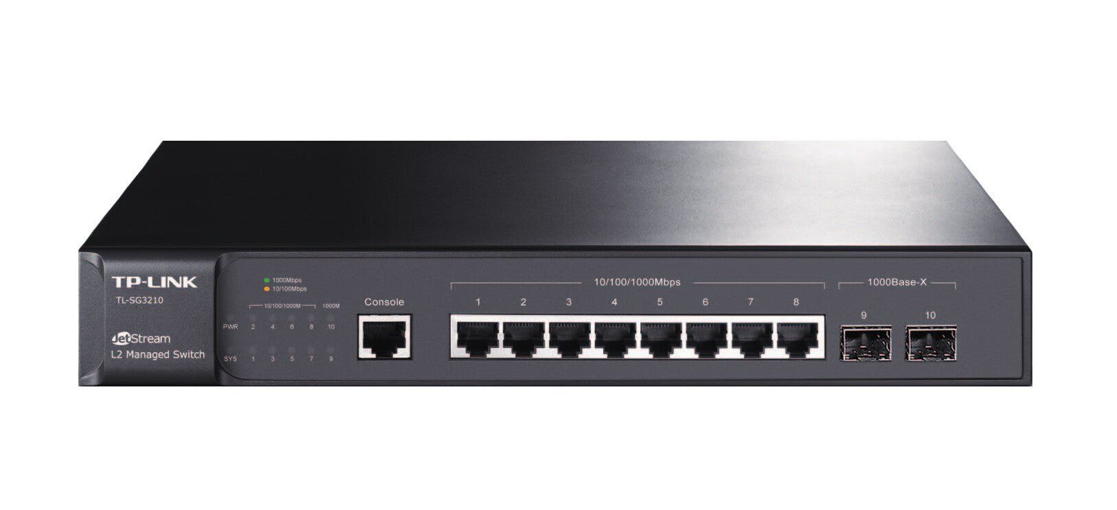 TP-Link JetStream 8-Port Gigabit L2 Managed Network Switch with 2 SFP Slots - Image 1
