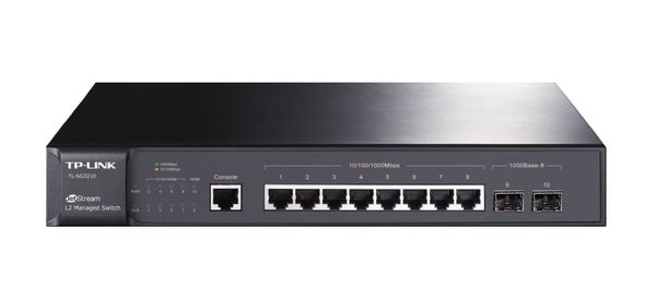 TP-Link JetStream 8-Port Gigabit L2 Managed Network Switch with 2 SFP Slots