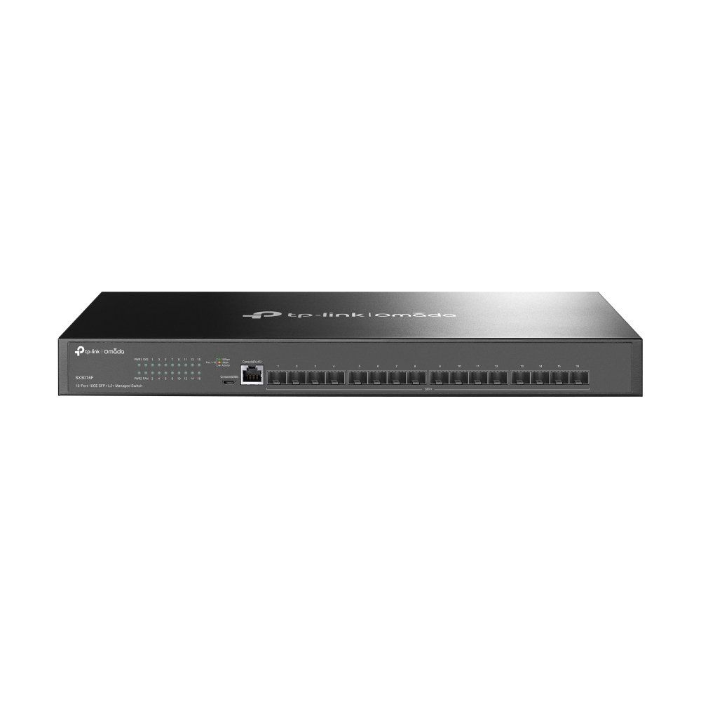 TP-Link Omada 16-Port 10GE SFP+ L2+ Managed Switch - Image 1