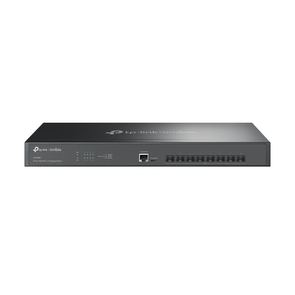 TP-Link Omada 8-Port 10GE SFP+ L2+ Managed Switch - Image 1