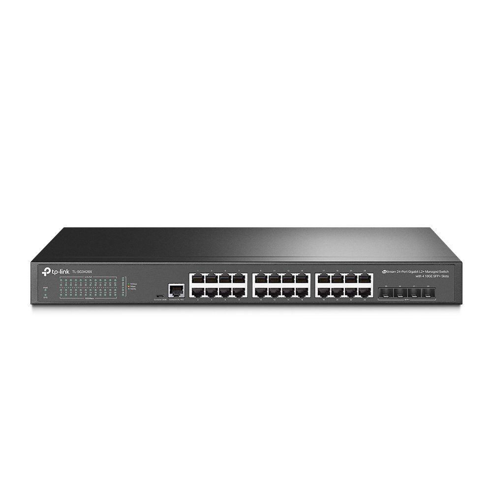 TP-Link Omada 24-Port Gigabit L2+ Managed Switch with 4 10GE SFP+ Slots - Image 1