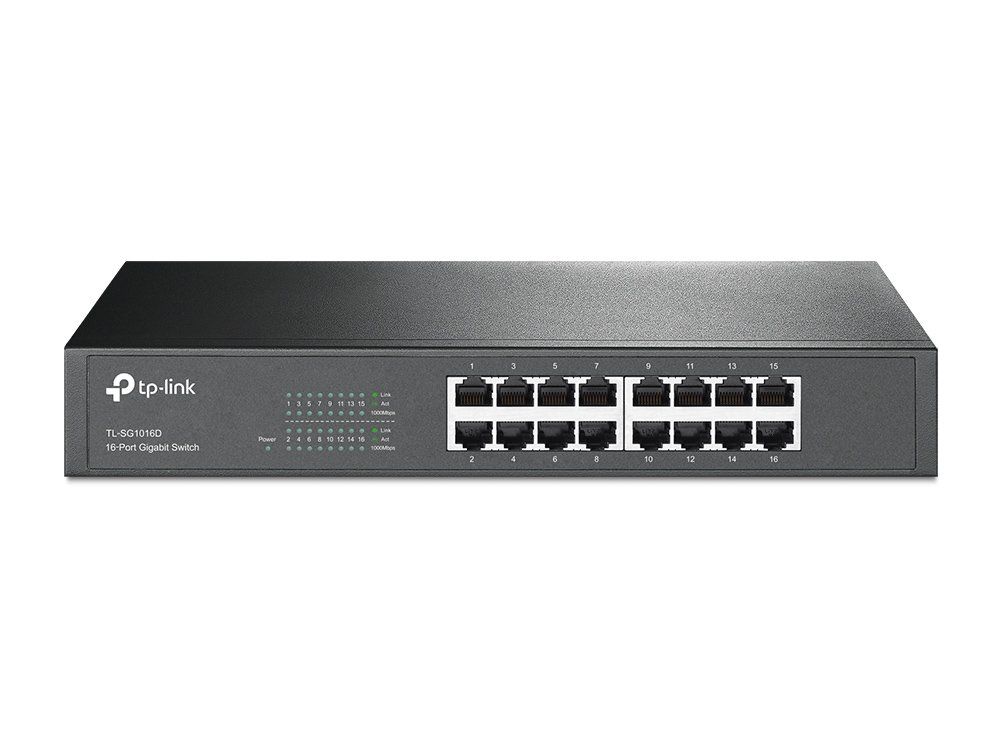 TP-Link 16-Port Gigabit Desktop/Rackmount Network Switch - Image 1