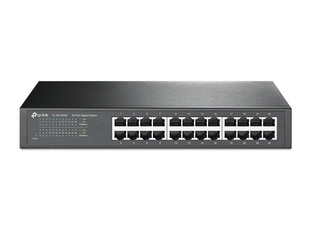 TP-Link TL-SG1024D network switch Unmanaged Gigabit Ethernet (10/100/1 - Image 1