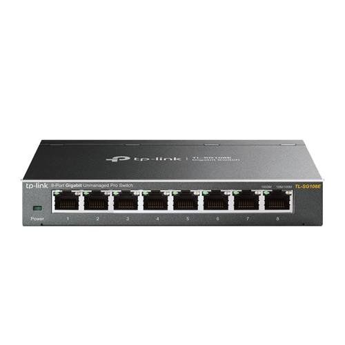 TP-Link TL-SG108E network switch Managed L2 Gigabit Ethernet (10/100/1 - Image 1