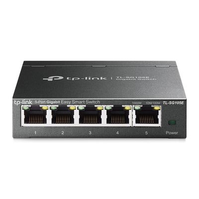 TP-LINK TL-SG105E Network Switch - 5 port, Silver/Grey