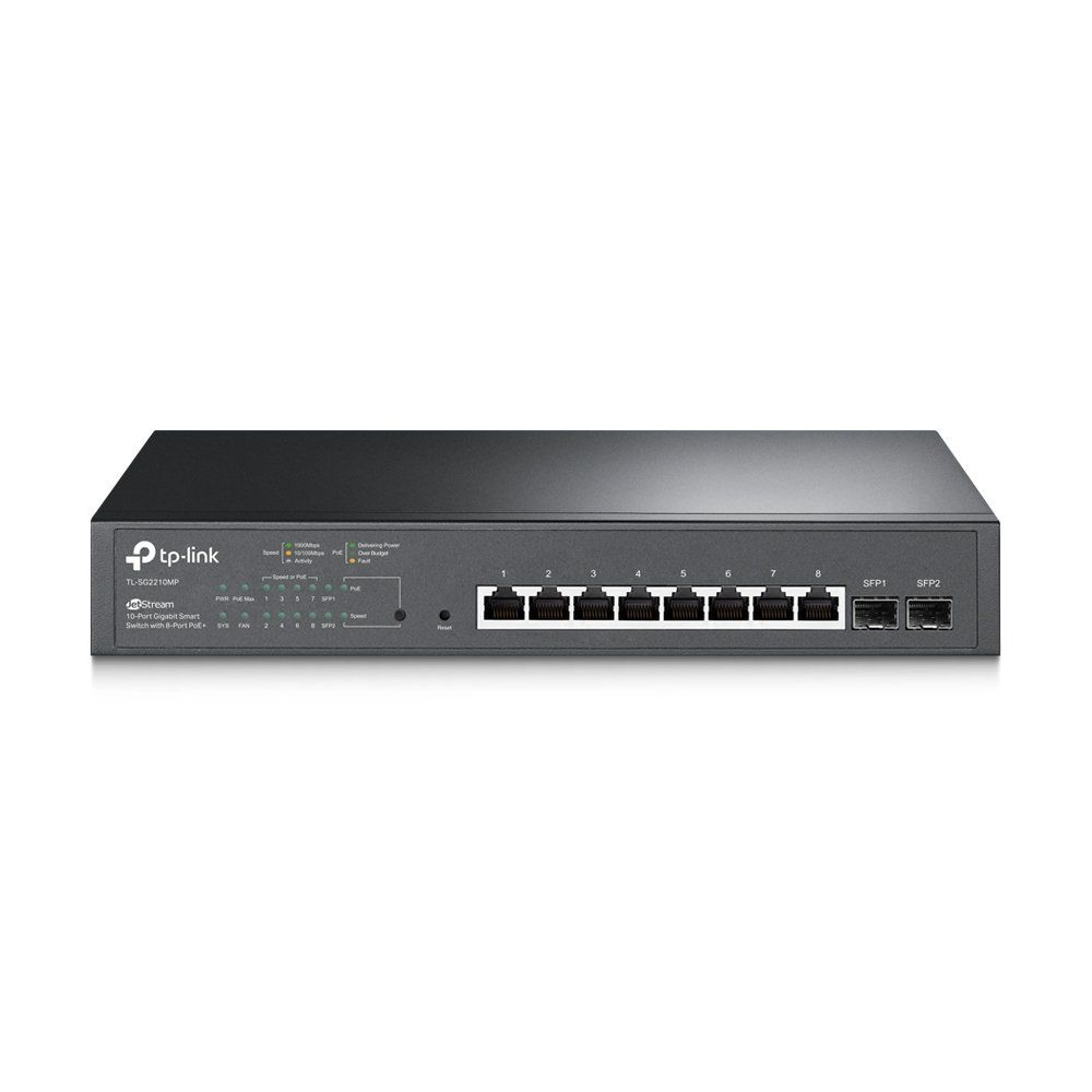 TP-Link Omada 10-Port Gigabit Smart Switch with 8-Port PoE+ - Image 1
