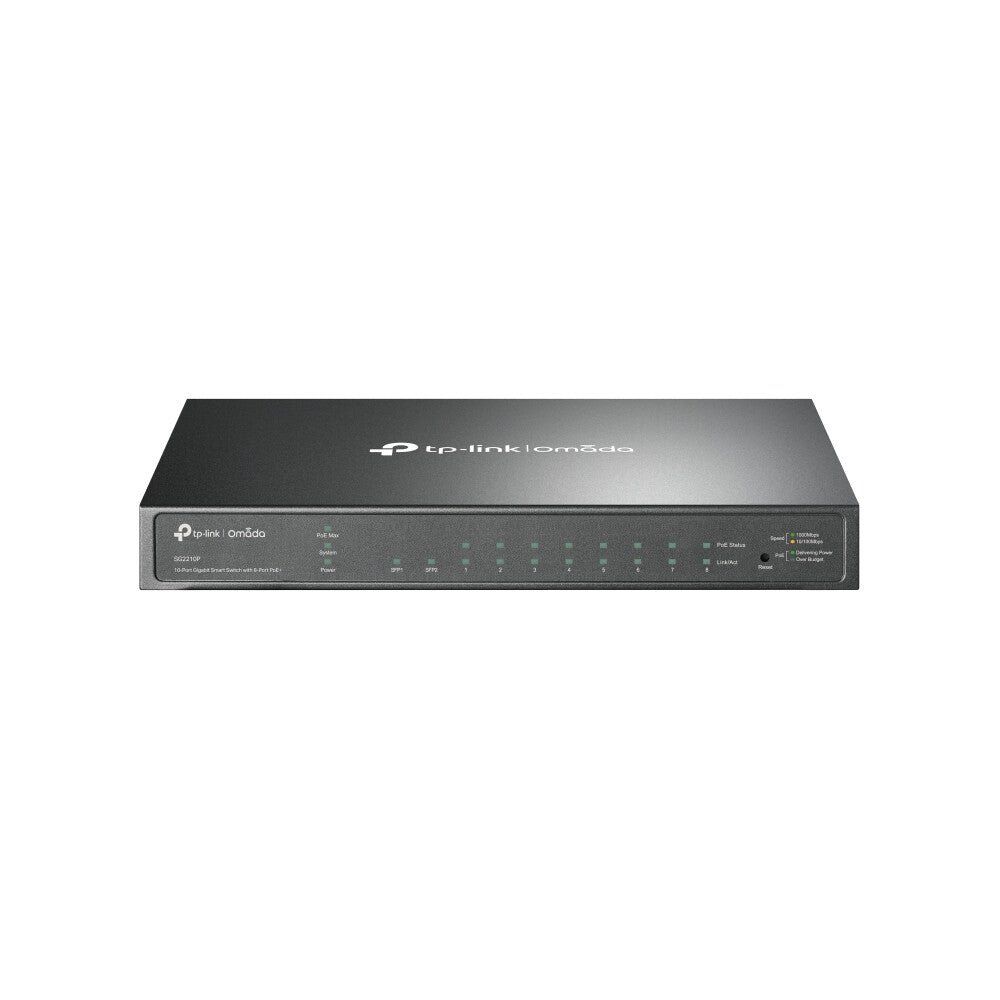 TP-Link Omada 10-Port Gigabit Smart Switch with 8-Port PoE+ - Image 1