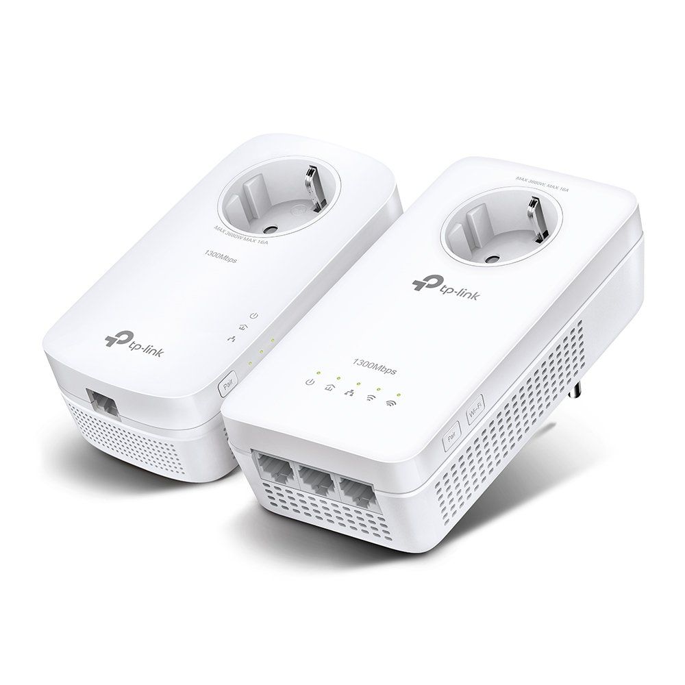 TP-Link TL-WPA8631P KIT PowerLine network adapter 300 Mbit/s Ethernet LAN Wi-Fi White 2 pc(s) - Image 1