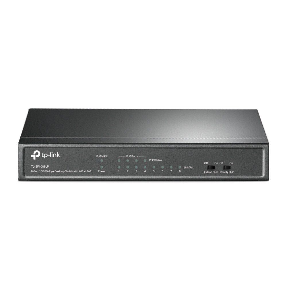 TP-Link TL-SF1008LP network switch Unmanaged Fast Ethernet (10/100) Power over Ethernet (PoE) Black - Image 1