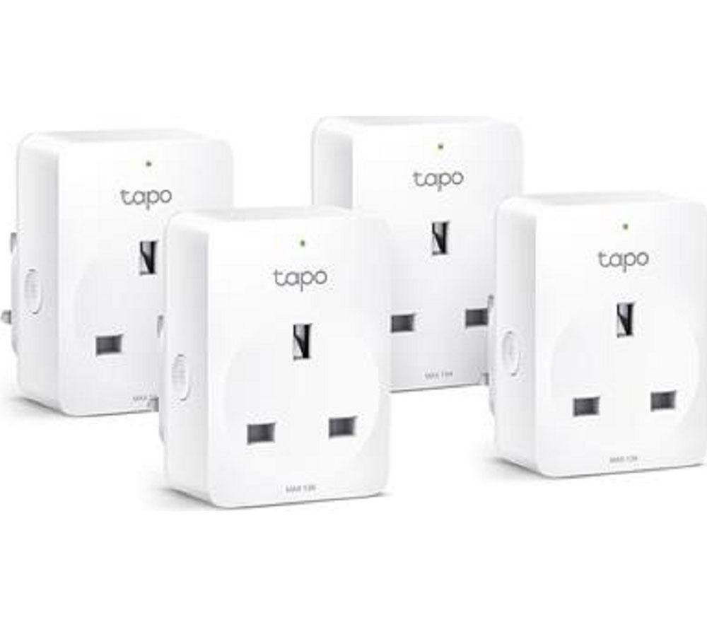 TP-Link Tapo P100 (4-pack) smart plug 2300 W White - Image 1