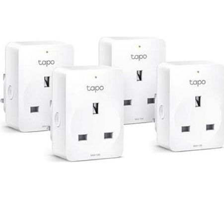 TP-Link Tapo P100 (4-pack) smart plug 2300 W White