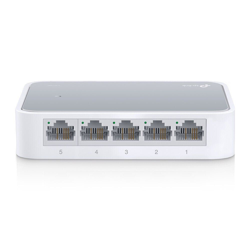 TP-Link TL-SF1005D Managed Fast Ethernet (10/100) White - Image 1