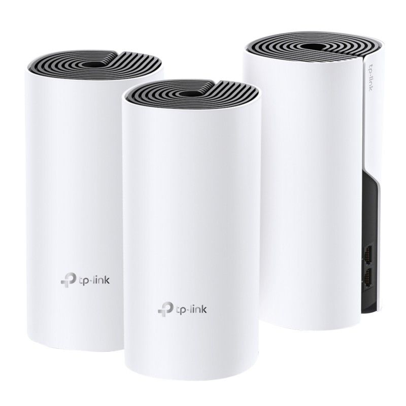 TP-LINK Deco M4 Whole Home WiFi System - Triple Pack, White - Image 1