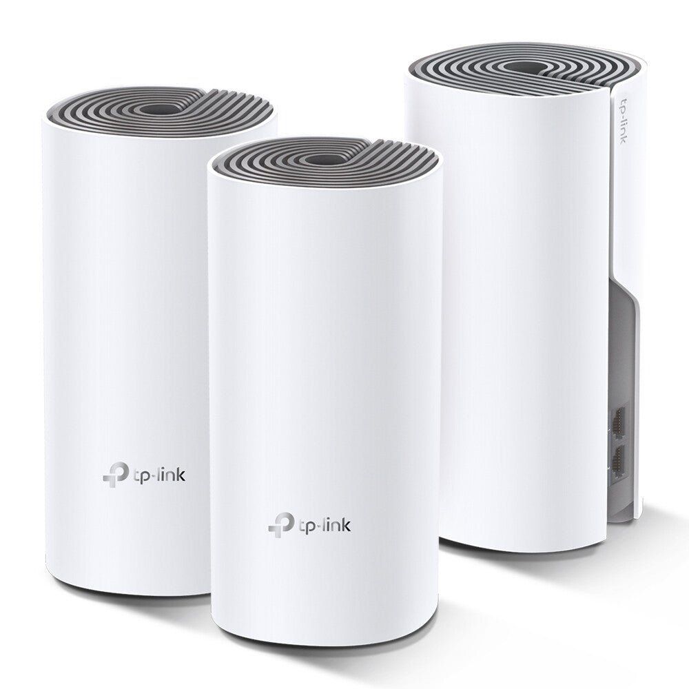 TP-LINK Deco E4 Whole Home WiFi System - Triple Pack, White - Image 1