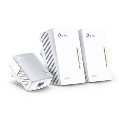 TP-Link TL-WPA4220T KIT PowerLine network adapter 300 Mbit/s Ethernet LAN Wi-Fi White 3 pc(s)